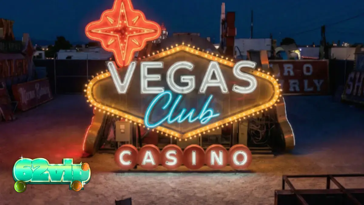 Tampilan antarmuka digital kasino dengan nuansa elegan dan lampu neon khas Las Vegas